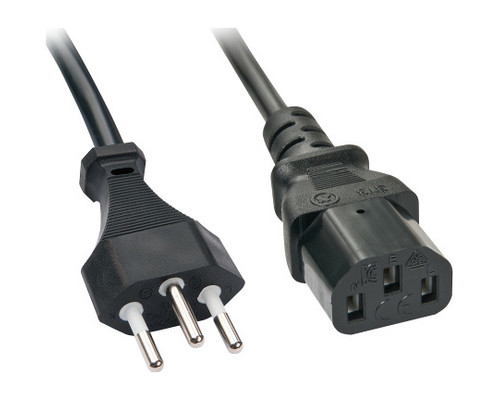 Lindy 30425 cable de transmisi&oacute;n Negro 0,7 m C13 acoplador (Espera 4 dias)