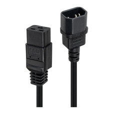 Lindy 30491 cable de transmisi&oacute;n Negro 2 m IEC C14 IEC C19 (Espera 4 dias)