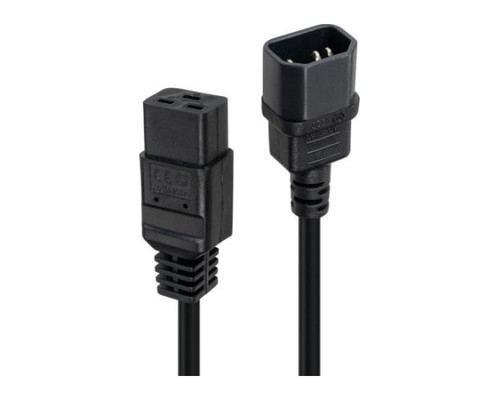 Lindy 30491 cable de transmisi&oacute;n Negro 2 m IEC C14 IEC C19 (Espera 4 dias)