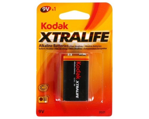 PILA KODAK ALCALINA  XTRALIFE 9V LR61 BLISTER*1