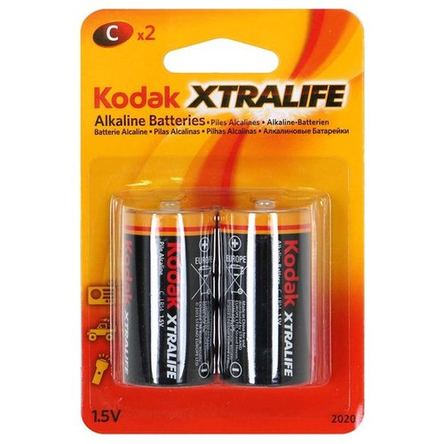 PILAS LR14 KODAK ALCALINA XTRALIFE C 2 UNIDADES