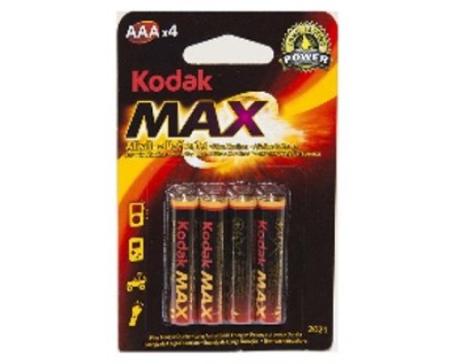 PILAS AAA KODAK SUPER ALCALINA MAX LR03 1150 mAh PACK