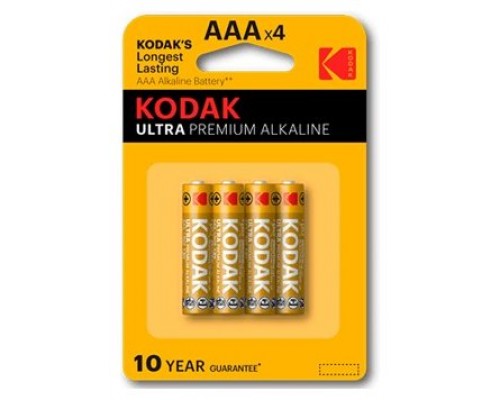 PILAS AAA KODAK ULTRA PREMIUM ALCALINA LR3 PACK 4
