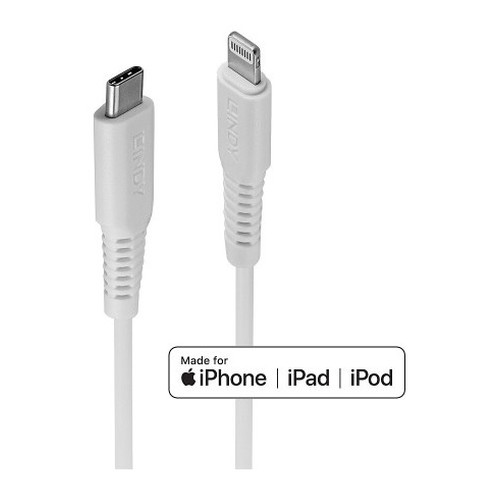 Lindy 31317 cable de conector Lightning 2 m Blanco (Espera 4 dias)
