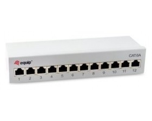 PATCH PANEL DE SOBREMESA EQUIP CAT.6A APANTALLADO 12