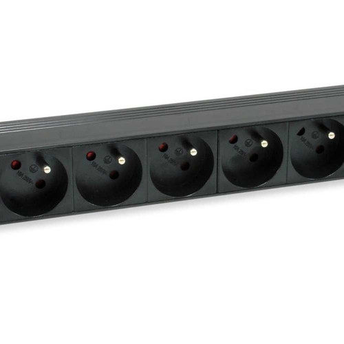 REGLETA ALIMENTACION RACK 19" 1U 8 TOMAS MODELO-SX7 REGLETA ALIMENTACION RACK 19" 1U 8 TOMAS MODELO