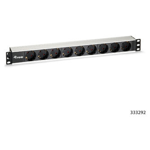 REGLETA ALIMENTACION ALUMINIO RACK 19" 1U 9 TOMAS-SX9 REGLETA ALIMENTACION ALUMINIO RACK 19" 1U 9 TOMAS