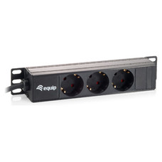 REGLETA ALIMENTACION ALUMINIO RACK 10" 3 TOMAS 1U-SX5 REGLETA ALIMENTACION ALUMINIO RACK 10" 3 TOMAS 1U