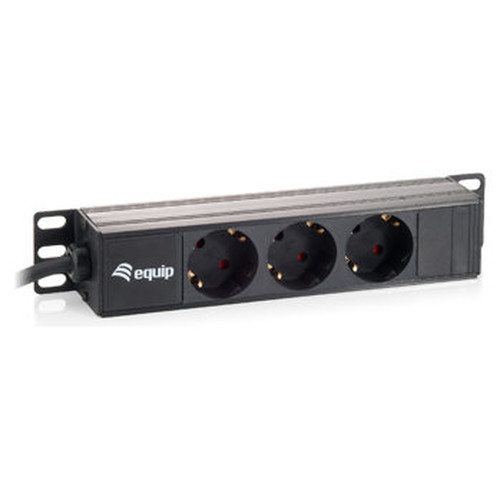 REGLETA ALIMENTACION ALUMINIO RACK 10" 3 TOMAS 1U-SX5 REGLETA ALIMENTACION ALUMINIO RACK 10" 3 TOMAS 1U