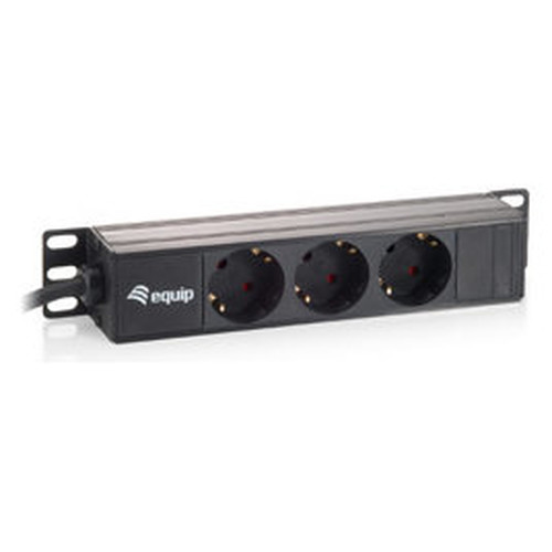 REGLETA ALIMENTACION RACK 10" 3 TOMAS 1U-SX5 REGLETA ALIMENTACION RACK 10" 3 TOMAS 1U