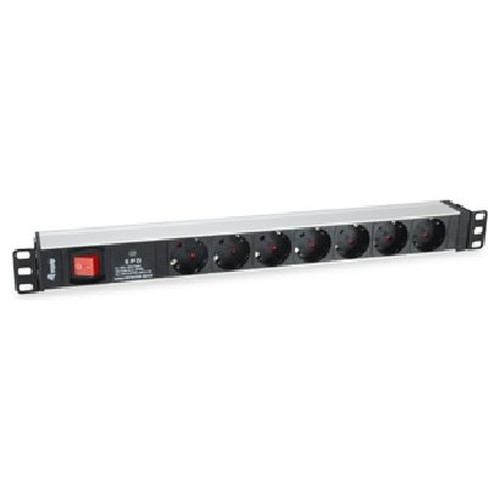 REGLETA ALIMENTACION RACK 19" 1U 7 TOMAS-SX10 REGLETA ALIMENTACION RACK 19" 1U 7 TOMAS