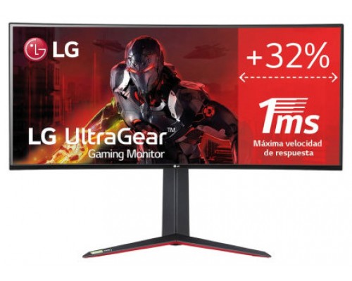 LG 34GN850P-B pantalla para PC 86,4 cm (34") 3440 x 1440 Pixeles Wide Quad HD LED Negro (Espera 4 dias)