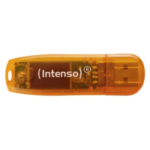 Intenso 3502490 Lápiz USB 2.0 Rainbow 64GB Naranja-SX3 Intenso 3502490 Lápiz USB 2.0 Rainbow 64GB Naranja