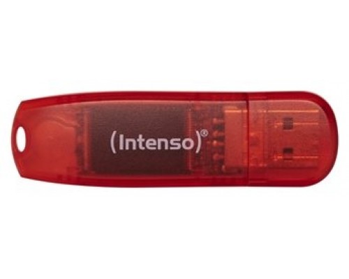 Intenso 3502491 Lápiz USB 2.0 Rainbow 128GB Rojo