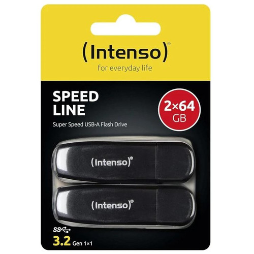 Intenso 3533494 Lápiz USB 3.2 Speed 64GB Pack 2-SX6 Intenso 3533494 Lápiz USB 3.2 Speed 64GB Pack 2