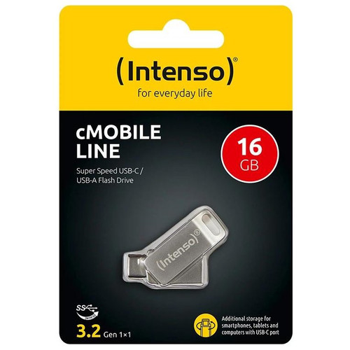 Intenso Lápiz USB cMobile USB 3.0 + TypeC 128GB-SX5 Intenso Lápiz USB cMobile USB 3.0 + TypeC 128GB