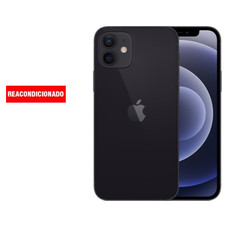 APPLE iPHONE 12 128GB BLACK REACONDICIONADO GRADO A+ (Espera 4 dias)
