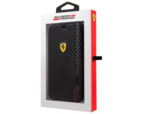 Funda COOL Flip Cover para iPhone XS Max Licencia Ferrari Negro