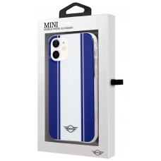 Carcasa COOL para iPhone 12 mini Licencia Mini Cooper Azul-Blanco