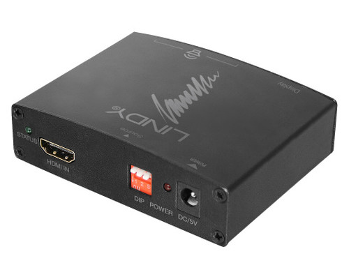Lindy 38167 convertidor de audio Negro (Espera 4 dias)