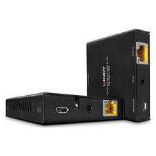 Lindy 38205 extensor audio/video Transmisor y receptor de se&ntilde;ales AV Negro (Espera 4 dias)
