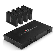 Lindy 38262 extensor audio/video Transmisor y receptor de se&ntilde;ales AV Negro (Espera 4 dias)