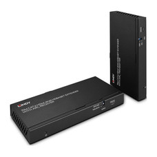 Lindy 38349 extensor audio/video Transmisor y receptor de se&ntilde;ales AV Negro (Espera 4 dias)