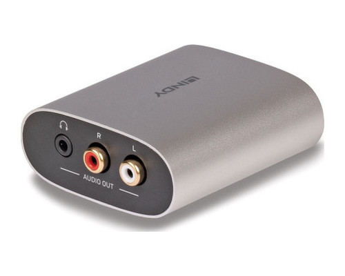 Lindy 38363 convertidor de audio Plata (Espera 4 dias)