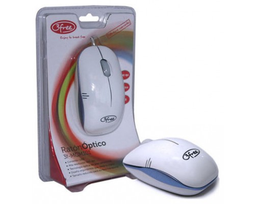 MOUSE 3FREE MCM101/WB DISE¥O BLANCO AZUL