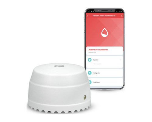 DETECTOR DE SEGURIDAD DE INUNDACION SMART WIFI GARZA 401346C (Espera 4 dias)
