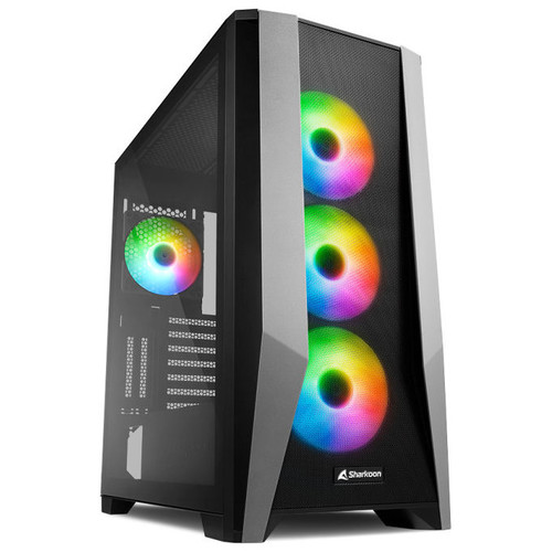 CAJA ATX SHARKOON TG7M 2XUSB3.0 SIN FUENTE NEGRO-SX25 CAJA ATX SHARKOON TG7M 2XUSB3.0 SIN FUENTE NEGRO