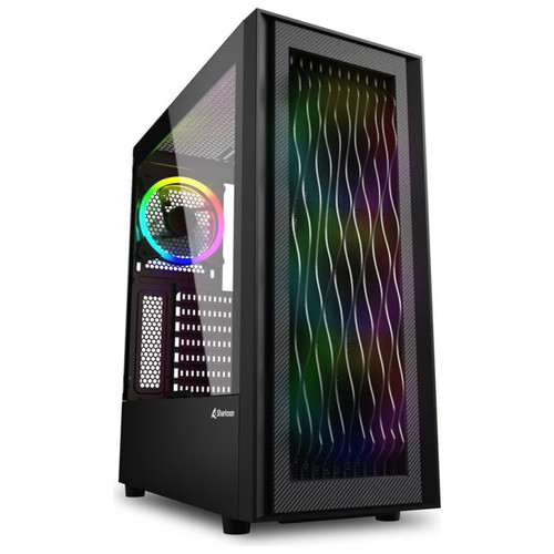 CAJA ATX SHARKOON RGB WAVE 2XUSB3.0 RGB SIN FUENTE NEGRO-SX15 CAJA ATX SHARKOON RGB WAVE 2XUSB3.0 RGB SIN FUENTE NEGRO