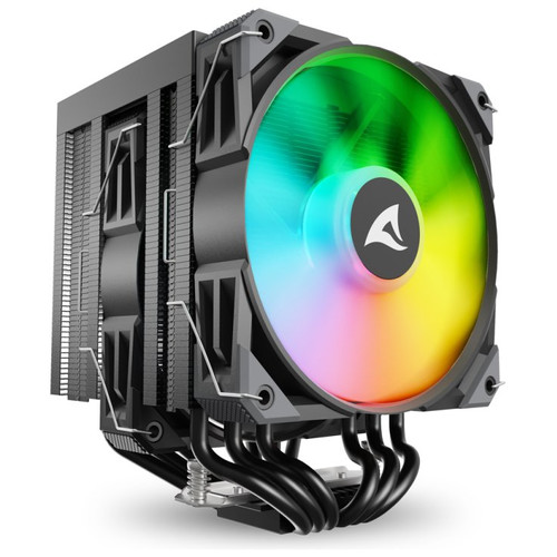 VENTILADOR CPU SHARKOON A60 RGB 120MM NEGRO