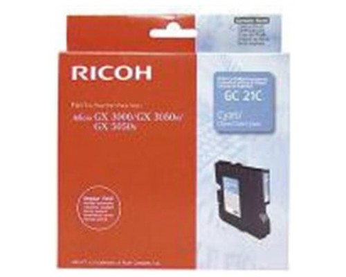 RICOH GX3000/3050n/5050n Tinta gel Type GC-21C Cian (Gestener)-SX7 RICOH GX3000/3050n/5050n Tinta gel Type GC-21C Cian (Gestener)