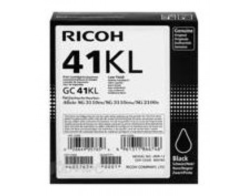 RICOH SG2100N/3110DN/3110DNW/3120B Cartucho Negro GC-41KL-SX4 RICOH SG2100N/3110DN/3110DNW/3120B Cartucho Negro GC-41KL