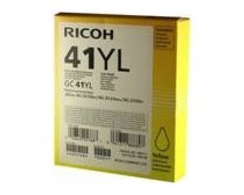 RICOH SG2100N/3110DN/3110DNW/3120B GC-41Yl Cartucho Amarillo-SX5 RICOH SG2100N/3110DN/3110DNW/3120B GC-41Yl Cartucho Amarillo