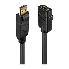 Lindy 41005 adaptador de cable de v&iacute;deo 0,15 m DisplayPort HDMI Negro (Espera 4 dias)