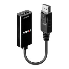 Lindy 41718 adaptador de cable de v&iacute;deo 0,15 m DisplayPort HDMI Negro (Espera 4 dias)