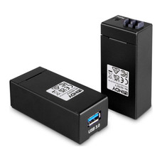 Lindy 42707 extensor audio/video Transmisor y receptor de se&ntilde;ales AV Negro (Espera 4 dias)