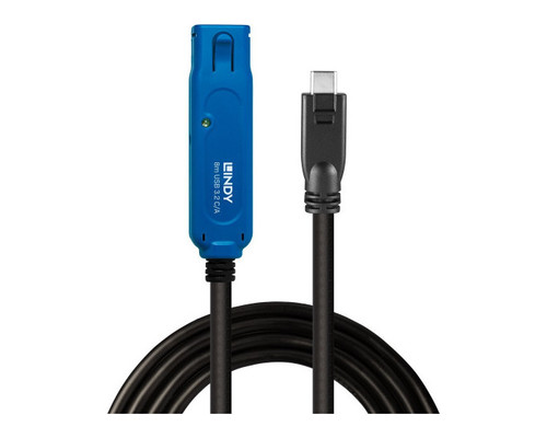 Lindy 43381 cable USB USB 3.2 Gen 1 (3.1 Gen 1) 8 m USB C USB A Negro, Azul (Espera 4 dias)