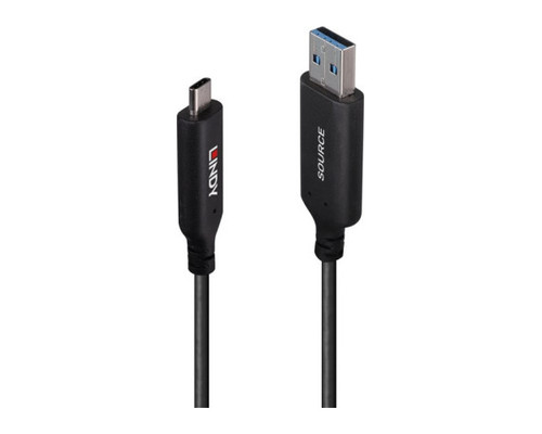 Lindy 43397 cable USB USB 3.2 Gen 1 (3.1 Gen 1) 50 m USB A USB C Negro (Espera 4 dias)