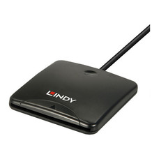 Lindy 43407 lector de tarjeta magn&eacute;tica USB Negro (Espera 4 dias)