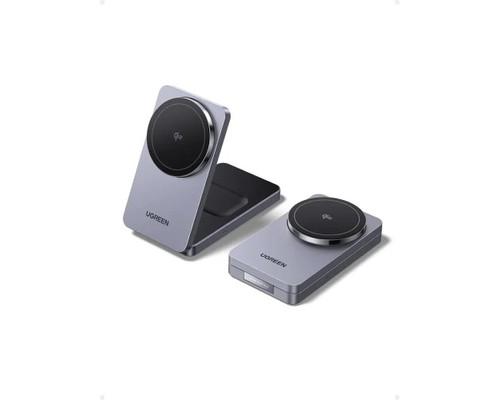 UGREEN UGREEN 2-IN-1 MAGNETIC WIRELESS CHARGER (Espera 4 dias)-SX11 UGREEN UGREEN 2-IN-1 MAGNETIC WIRELESS CHARGER (Espera 4 dias)