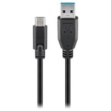 CABLE USB(A) 3.0 A USB(C) 3.0 GOOBAY 0.15M NEGRO
