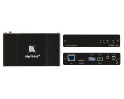 Kramer Electronics TP-583R extensor audio/video Receptor AV Negro (Espera 4 dias)