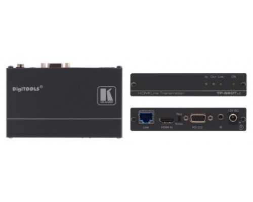 KRAMER AVSM 4K60 4:4:4 HDMI EXTENDER WITH USB, ETHERNET, RS–232, & IR OVER EXTENDED–REACH HDBASET 3.0 - EXT3-XR-TR (50-80572290) (Espera 4 dias)