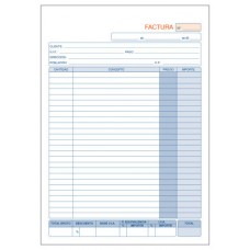 TALONARIO 50 JUEGOS FACTURAS DUPLICADO (ORIGINAL+COPIA AUTOCOPIATIVA) A4 NATURAL DOHE 50008D (MIN10) (Espera 4 dias)-SX1 TALONARIO 50 JUEGOS FACTURAS DUPLICADO (ORIGINAL+COPIA AUTOCOPIATIVA) A4 NATURAL DOHE 50008D (MIN10) (Espera 4 dias)