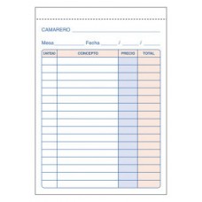 TALONARIO 50 JUEGOS HOJAS CAMAREROS BOLSILLO NATURAL DUPLICADO DOHE 50140D (Espera 4 dias)-SX0 TALONARIO 50 JUEGOS HOJAS CAMAREROS BOLSILLO NATURAL DUPLICADO DOHE 50140D (Espera 4 dias)