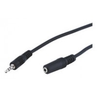 CABLE AUDIO 1xJACK-3.5H A 1xJACK-3.5M 2M EXTENSOR