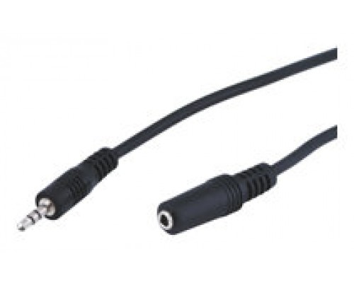 CABLE AUDIO 1xJACK-3.5H A 1xJACK-3.5M 2M EXTENSOR